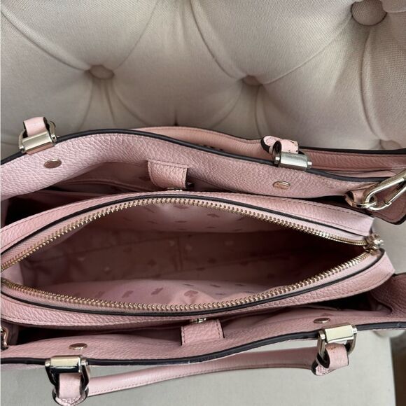 Kate Spade Pink Leather Tote Bag - Picture 9 of 11